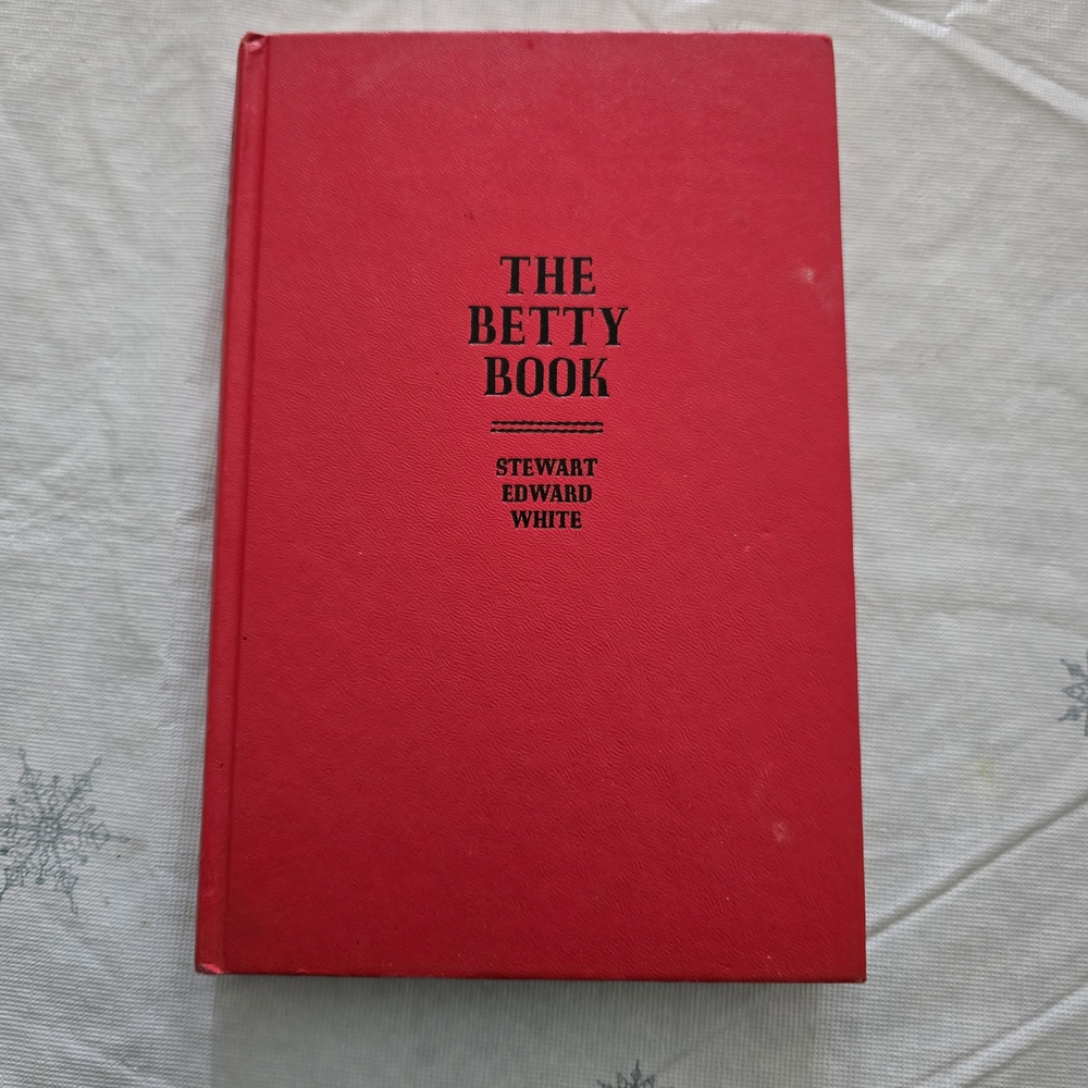 Red Hardcover Book - The Betty Book